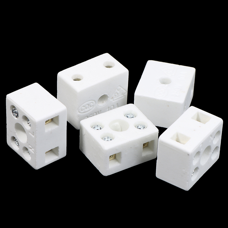 Home Improvement And Supply - 5 個のセラミックポスト端子台 10A 250V ホームセンター電気機器用品コネクタ端子コネクタ「