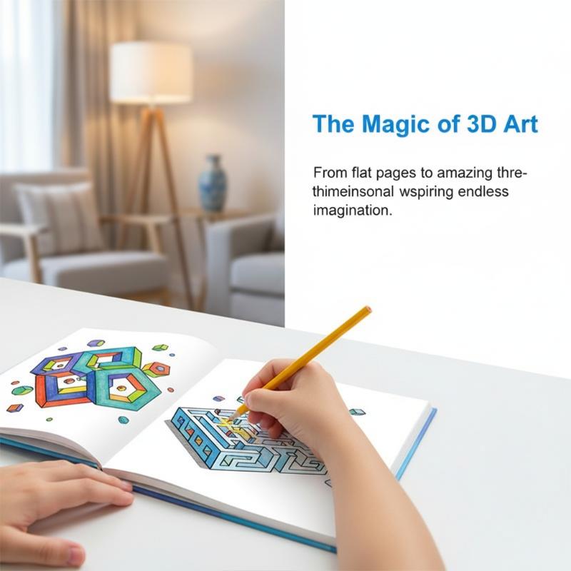 1/4冊セット マジック3D立体絵画ブック 子供向け 論理的 - Home Improvement Books のレビューと価格