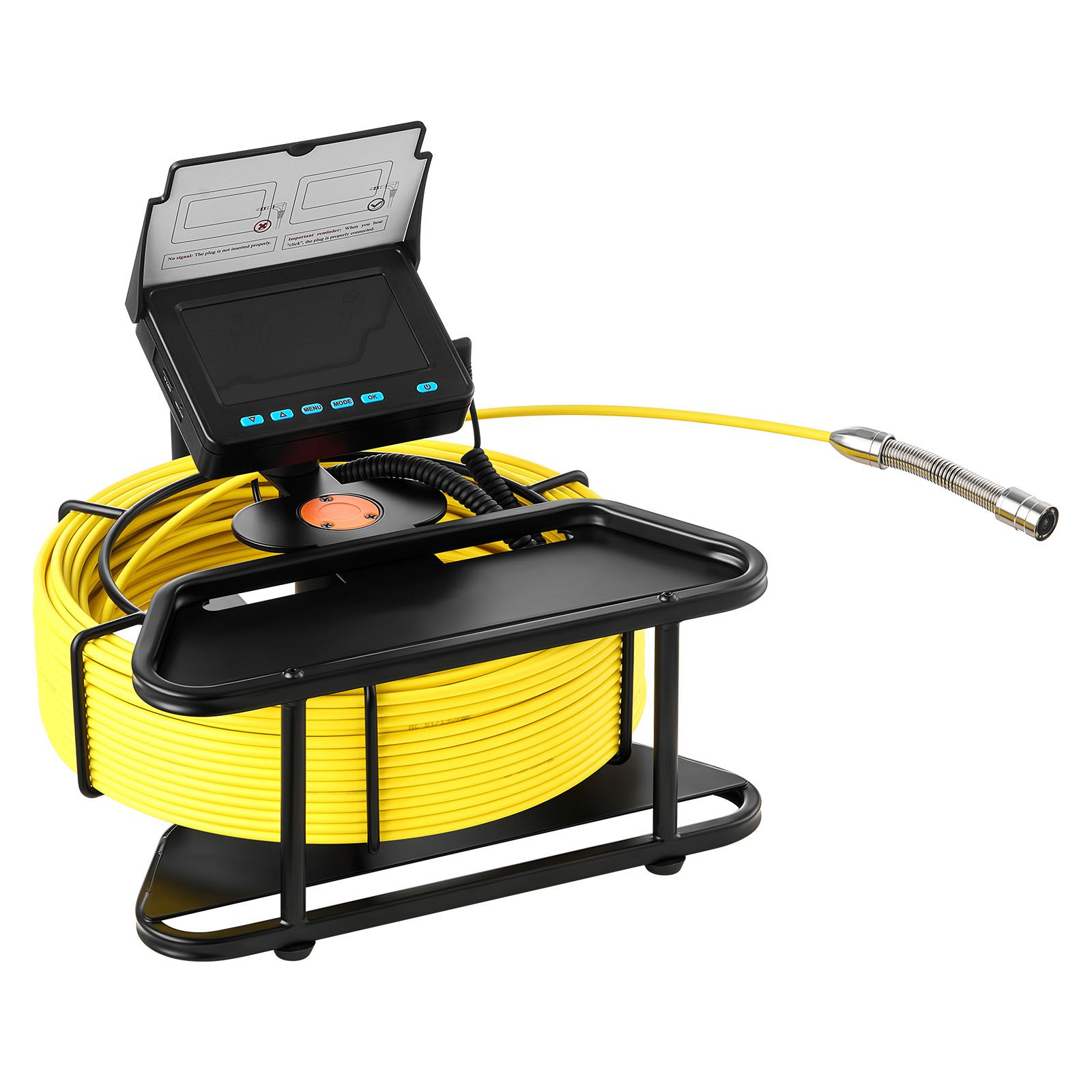 下水道カメラ、98フィート/30メートル、4.3インチ排水管 - Plumbing Snake Drain のレビューと価格