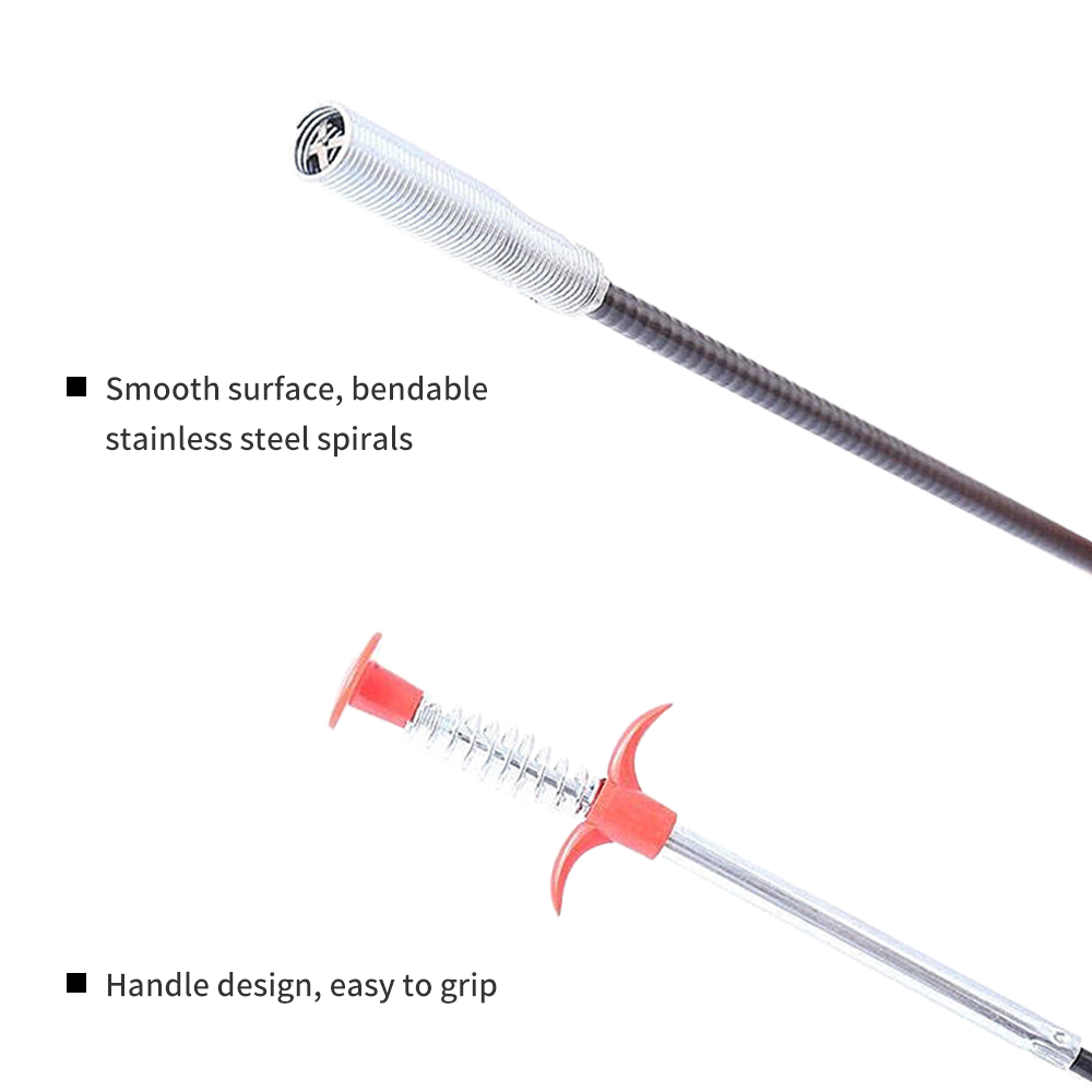 排水管清掃用スネーク、詰まり除去スネークオーガー、髪の毛詰ま - Plumbing Snake Drain のレビューと価格
