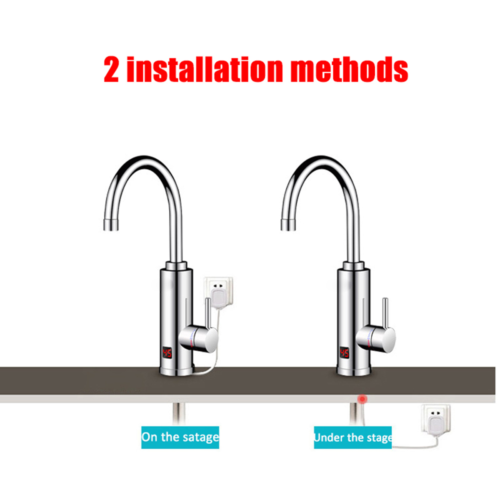 3000W 電気温水器 浴室 キッチン 蛇口 タンクレス給湯 - Home Improvement K&B Construction のレビューと価格