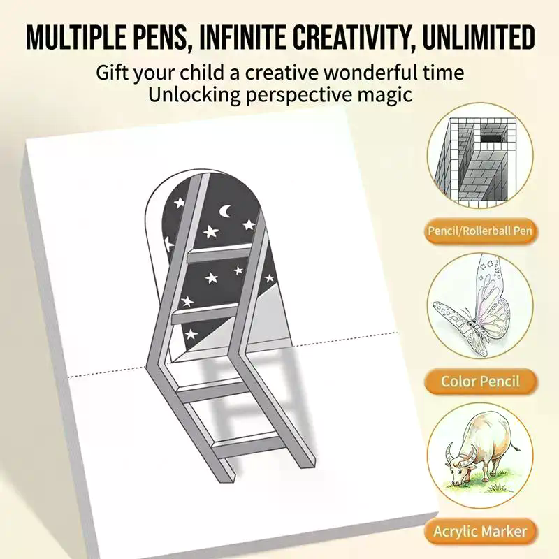 子供向けマジック3D立体絵画ブック、論理的思考と空間的想像力 - Home Improvement Books のレビューと価格