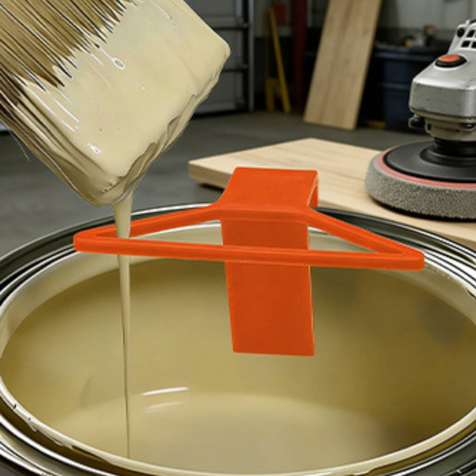 こぼれ防止ペイント缶ホルダー 再利用可能なペイント缶リップス - Home Improvement And Supply のレビューと価格