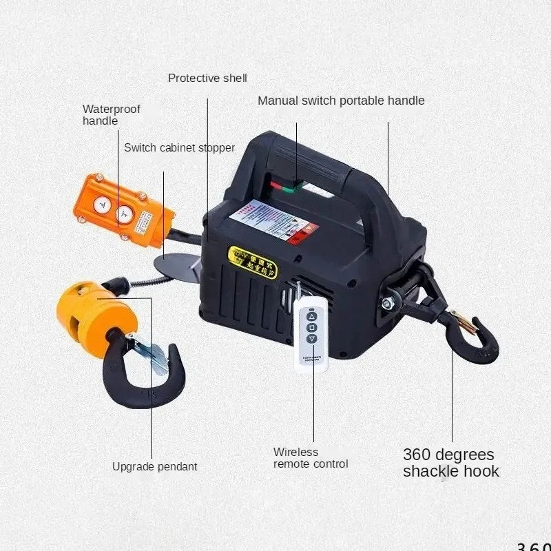 500kgポータブルクレーン電動ホイスト（自動車、住宅改修、 - Home Improvement Cars のレビューと価格