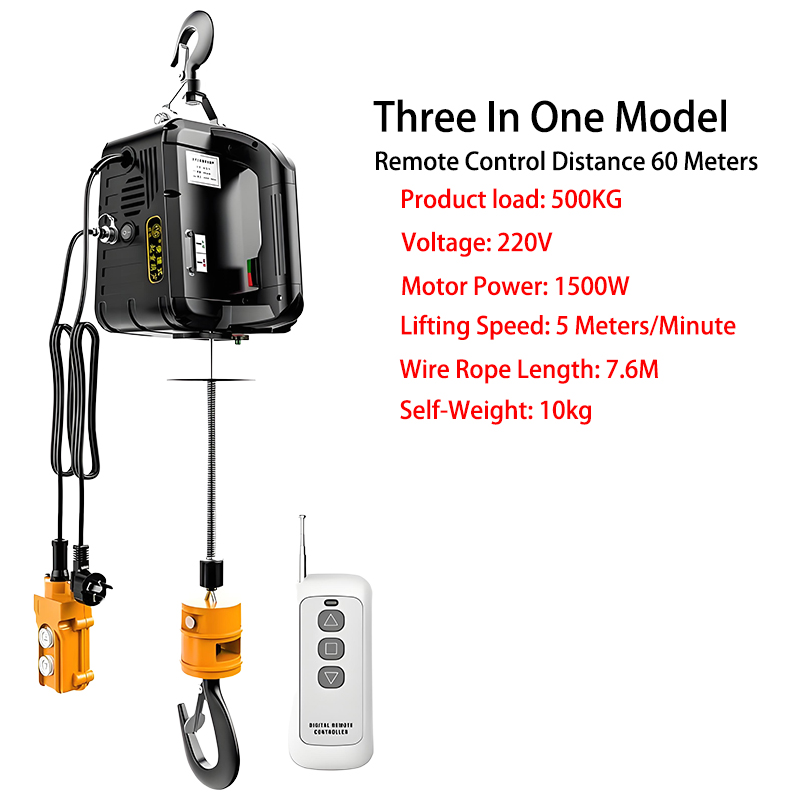 ポータブル500kg電動ホイストクレーン、車両機器、自動車、 - Home Improvement Cars のレビューと価格