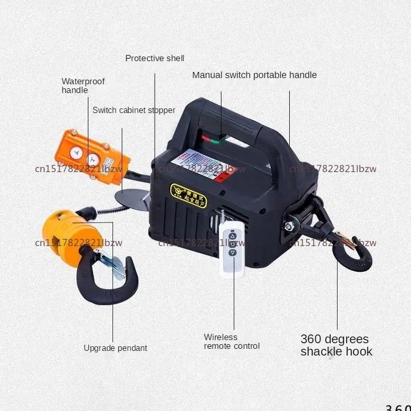 500kg可搬式電動ホイストクレーン、家庭用改善、自動車貨物 - Home Improvement Cars のレビューと価格