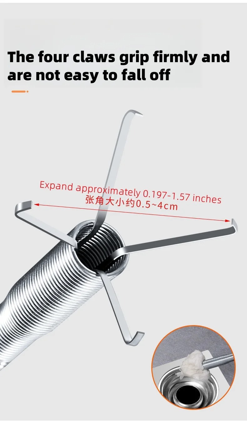 フレキシブルスプリングスネーク排水管クリーナーツール、キッチ - Plumbing Snake Drain のレビューと価格
