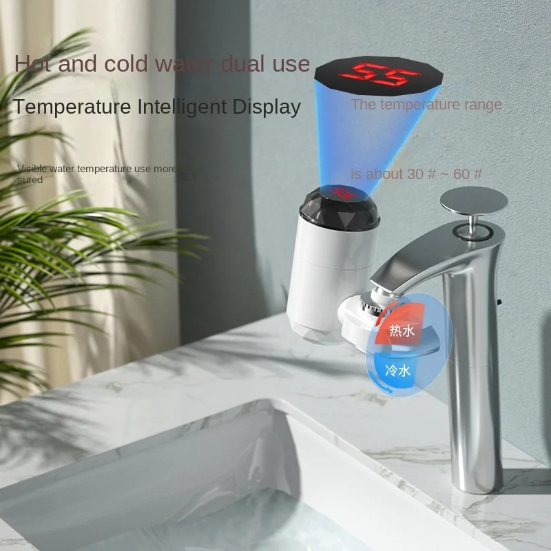 3000Wインスタント温水ヒーター蛇口、温度表示付きタンクレ - Home Improvement K&B Construction のレビューと価格